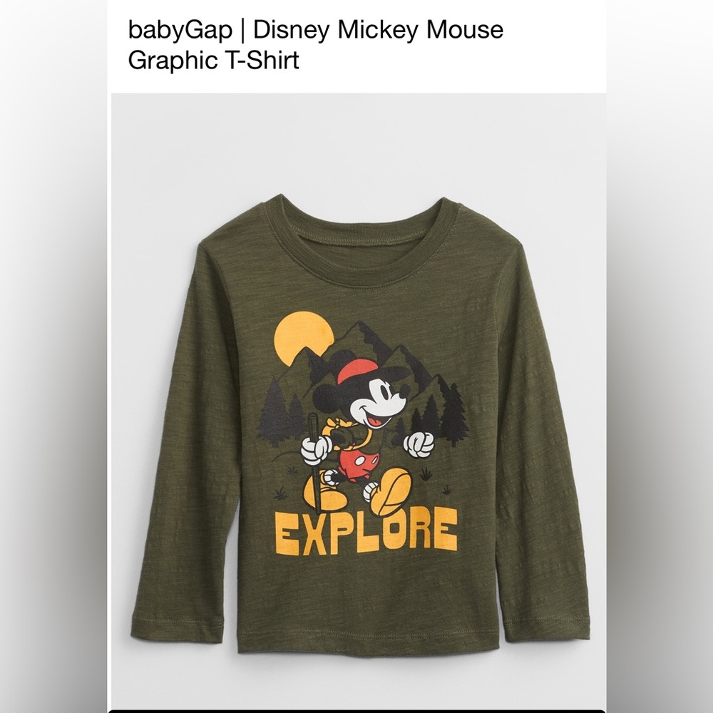 Baby Gap X Disney shirt NWT